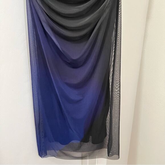 Zara STRAPLESS PRINTED TULLE DRESS Size Extra Large XL - Picture 13 of 16